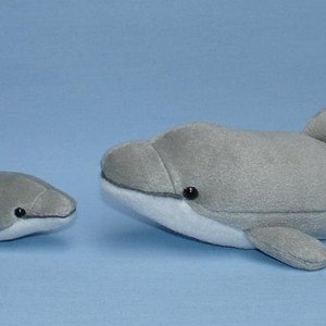 417 416  Bottlenose Dolphin / Groer Tmmler / Flasknosdelfin, 26 cm, 14 cm